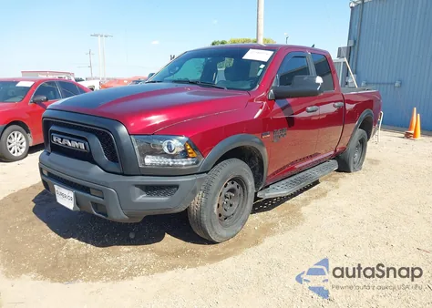 2021 Ram 1500 Classic Warlock 4X4 6'4 Box z USA, uszkodzony, nr VIN 1C6RR7GTXMS505938